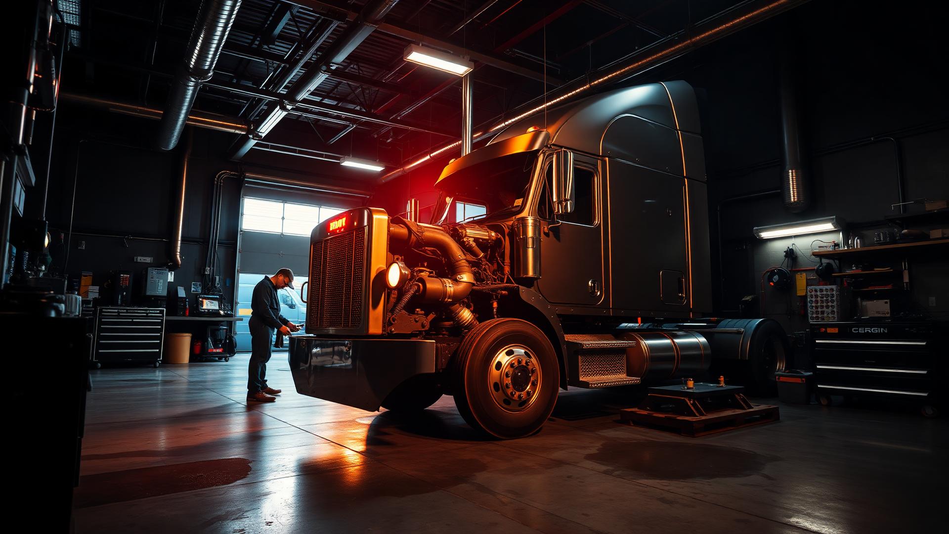 Diesel repair bay
